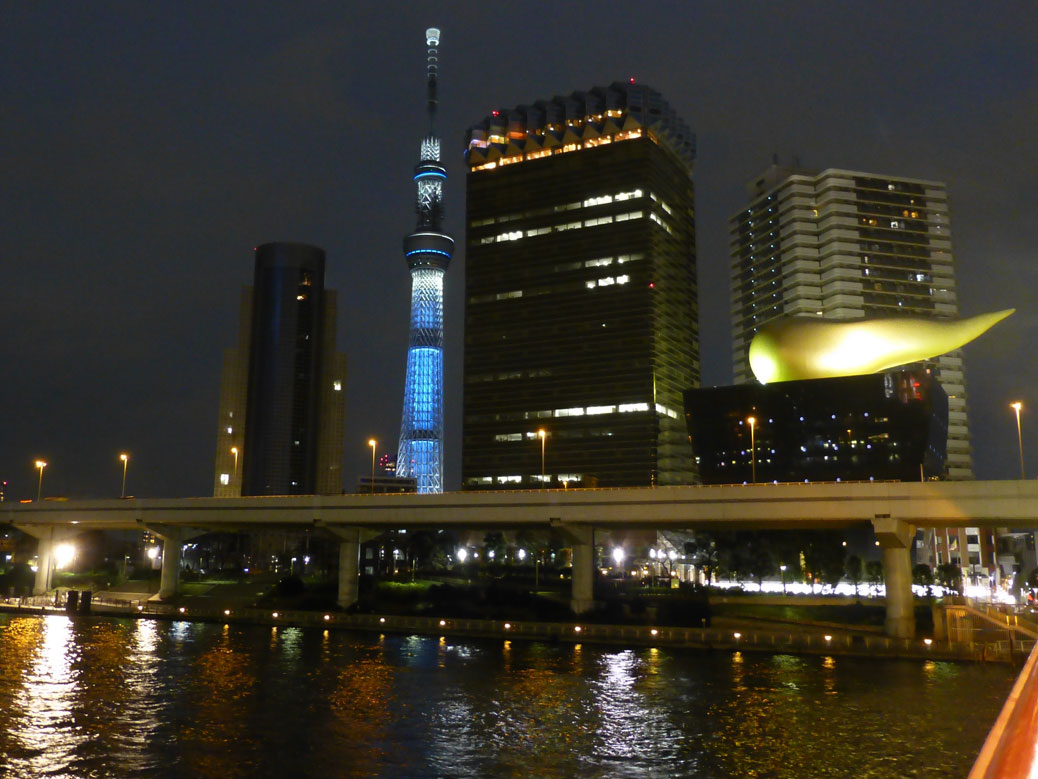 Skytree and Asahi Flame