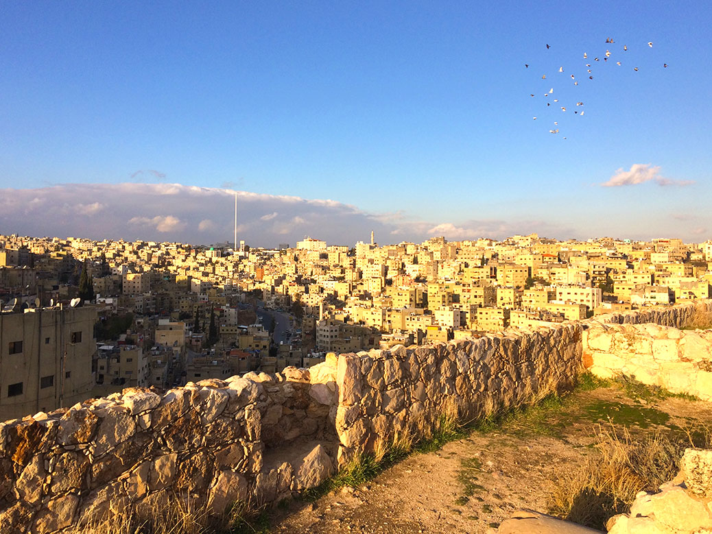 A view of Amman from the Amman Citadel.