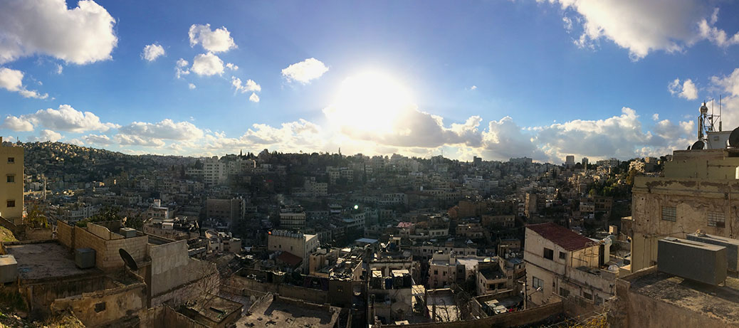 View of Amman from the Amman Citadel.